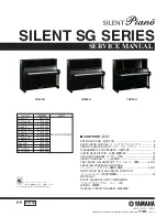 Yamaha Silent Piano SG Series Service Manual предпросмотр