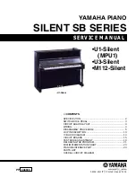 Yamaha Silent SB Series Service Manual предпросмотр