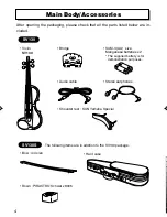 Preview for 4 page of Yamaha Silent Viola SV130 Owner'S Manual