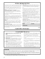 Preview for 2 page of Yamaha Silent Violin SV120 Owner'S Manual