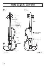 Preview for 6 page of Yamaha SILENT Violin YSV104 Owner'S Manual