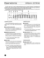 Предварительный просмотр 8 страницы Yamaha SK-15 Operating Manual