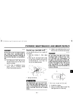 Предварительный просмотр 63 страницы Yamaha Sniper T135 SE Owner'S Manual