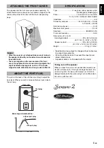 Preview for 5 page of Yamaha Soavo-2 Owner'S Manual