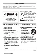 Preview for 4 page of Yamaha Sonogenic SHS-500 Owner'S Manual