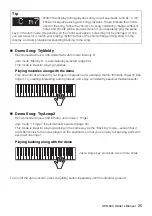 Preview for 25 page of Yamaha Sonogenic SHS-500 Owner'S Manual