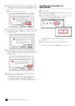 Preview for 8 page of Yamaha Sound Editor ver. 2.10 Installation Manual