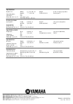 Preview for 4 page of Yamaha SP-PDM1 Operating Instructions