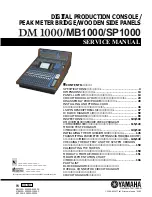 Preview for 1 page of Yamaha SP1000 Service Manual
