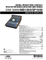 Yamaha SP1000 Service Manual preview