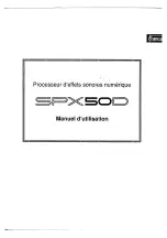 Предварительный просмотр 32 страницы Yamaha SPX50D Operation Manual