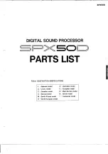 Предварительный просмотр 27 страницы Yamaha SPX50D Service Manual