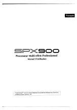 Предварительный просмотр 33 страницы Yamaha SPX900 Operation Manual