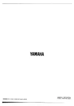 Предварительный просмотр 146 страницы Yamaha SPX900 Operation Manual