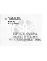 Предварительный просмотр 1 страницы Yamaha SR 500 Service Manual