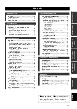 Preview for 5 page of Yamaha SR-PGB54P Owner'S Manual