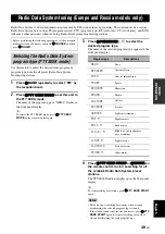 Preview for 53 page of Yamaha SR-PGB54P Owner'S Manual