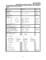 Предварительный просмотр 24 страницы Yamaha SR125 1997 Service Manual