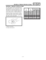 Предварительный просмотр 35 страницы Yamaha SR125 1997 Service Manual