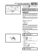 Предварительный просмотр 53 страницы Yamaha SR125 1997 Service Manual