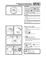 Предварительный просмотр 57 страницы Yamaha SR125 1997 Service Manual