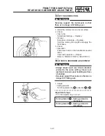 Предварительный просмотр 71 страницы Yamaha SR125 1997 Service Manual