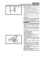 Предварительный просмотр 76 страницы Yamaha SR125 1997 Service Manual