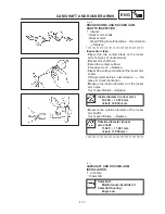 Предварительный просмотр 92 страницы Yamaha SR125 1997 Service Manual