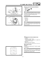 Предварительный просмотр 101 страницы Yamaha SR125 1997 Service Manual