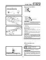 Предварительный просмотр 181 страницы Yamaha SR125 1997 Service Manual