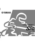 Yamaha SR125 Owner'S Manual preview