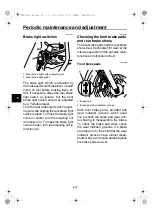 Предварительный просмотр 60 страницы Yamaha SR400 Owner'S Manual