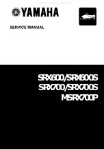 Preview for 1 page of Yamaha SRX600 1997 Service Manual