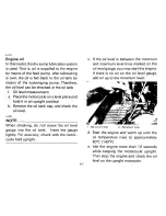 Предварительный просмотр 43 страницы Yamaha SRX600 Owner'S Manual