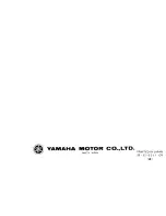 Предварительный просмотр 86 страницы Yamaha SRX600 Owner'S Manual