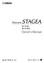 Preview for 1 page of Yamaha STAGEA ELS-02 Owner'S Manual