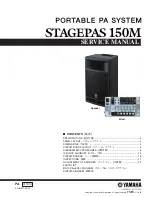 Предварительный просмотр 1 страницы Yamaha STAGEPAS 150M Service Manual