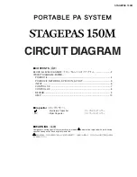 Предварительный просмотр 52 страницы Yamaha STAGEPAS 150M Service Manual