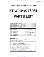 Предварительный просмотр 30 страницы Yamaha STAGEPAS 150M Servise Manual