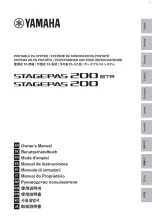 Yamaha STAGEPAS 200 Owner'S Manual preview