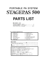 Предварительный просмотр 34 страницы Yamaha STAGEPAS 500 Service Manual