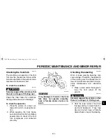 Preview for 65 page of Yamaha Star V19SX Owner'S Manual