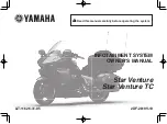 Yamaha Star Venture 2018 Owner'S Manual preview