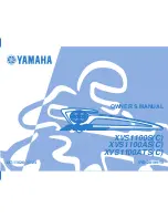 Yamaha Star XVS1100C Owner'S Manual preview