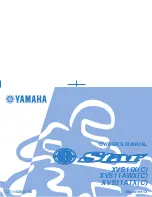 Yamaha Star XVS11X Owner'S Manual preview