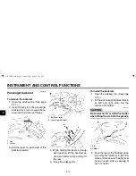 Предварительный просмотр 30 страницы Yamaha STRATOLINER XV19CTSC Owner'S Manual