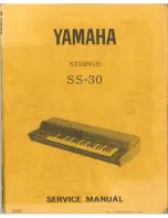 Yamaha Strings SS-30 Service Manual preview