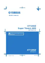 Yamaha Super Tenere ABS XT1200Z 2019 Owner'S Manual preview