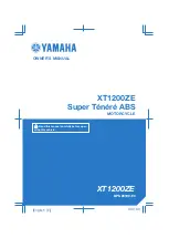 Предварительный просмотр 1 страницы Yamaha Super Tenere ABS XT1200ZE Owner'S Manual