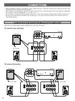 Preview for 6 page of Yamaha SW-3 Owner'S Manual